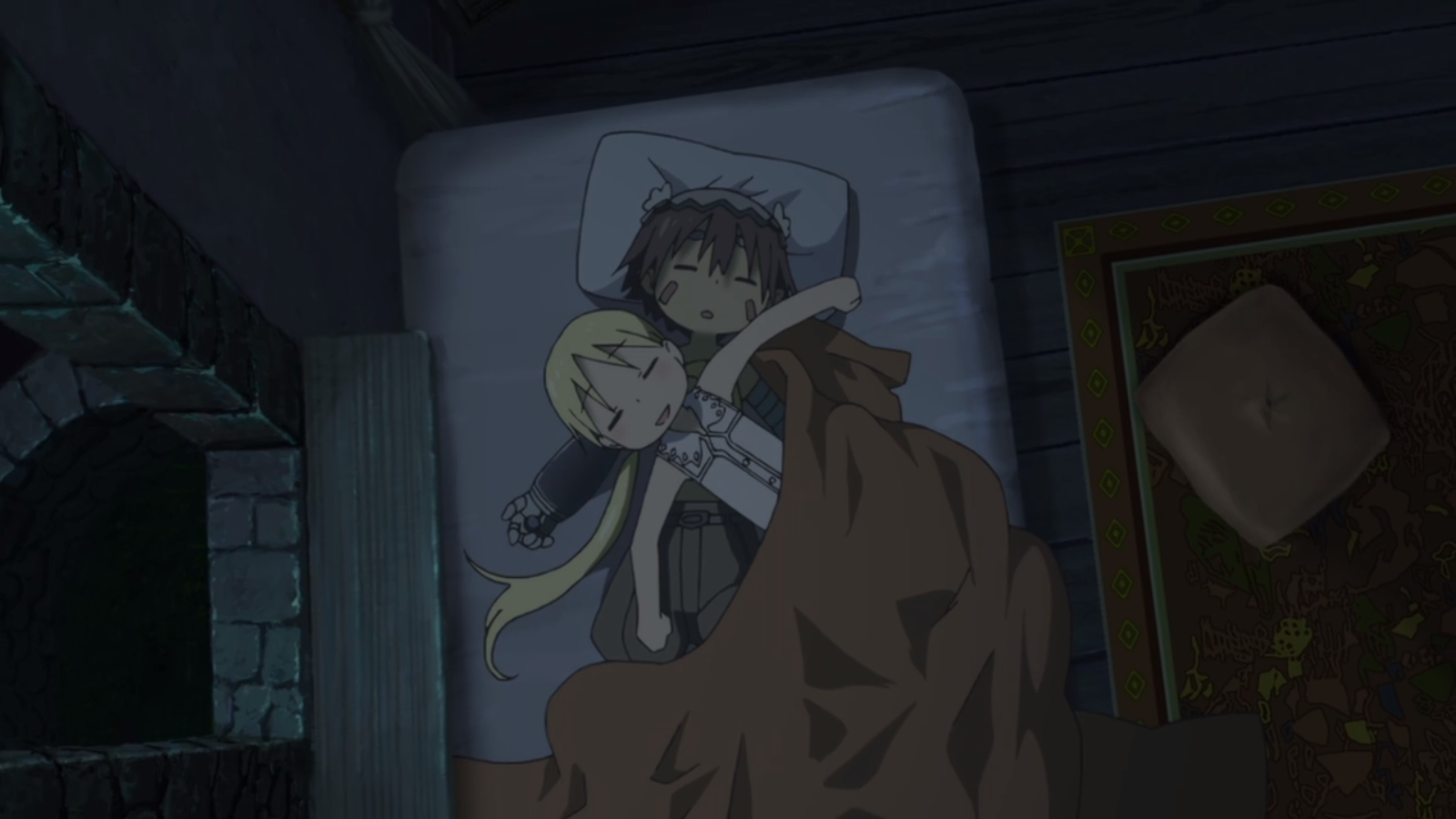 Riko and Reg sleeping