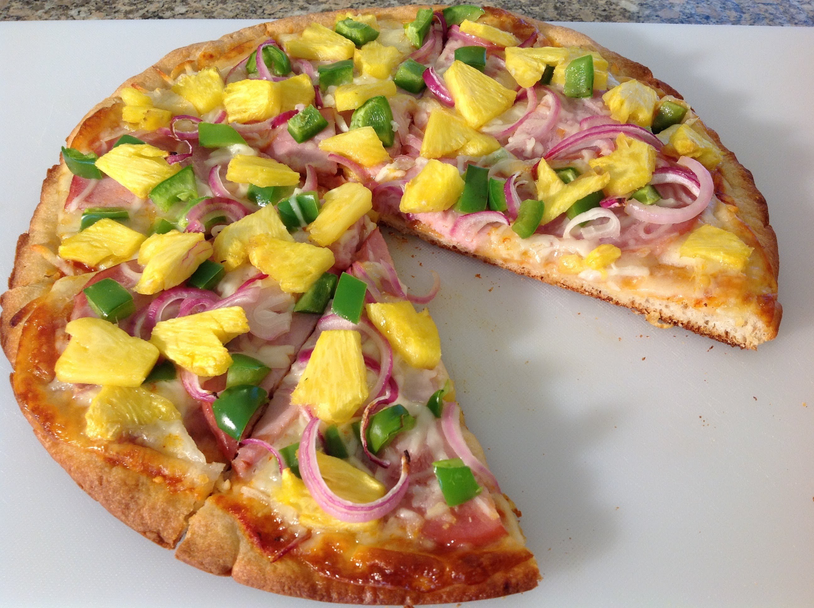 пицца гавайская с курицей и ананасами рецепт с фото фото 117